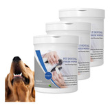 3×limpos Dedo Dental Para Cão E Gato Dente Limpeza 50pcs