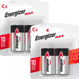 4- Pilha Alcalina C2 Energizer Max