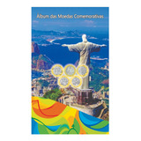 4 Álbum Para Moedas Olimpiadas Rio 2016 Pequeno