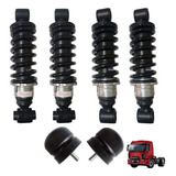 4 Amortecedor 2 Batente Cabine Novo Ford Cargo 1519