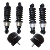 4 Amortecedor 2 Batente Cabine Novo Ford Cargo 1722