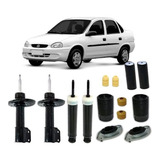 4 Amortecedor+ 4 Kit Suspensão Corsa Classic 2006 2007 2008