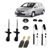 4 Amortecedor + Kits Honda Fit