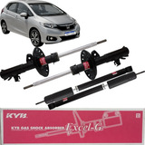 4 Amortecedor Original Kyb City New Fit 2009 A 2014 Série 1