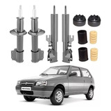4 Amortecedores + Kit Suspensão Fiat Uno 2011 2012 2013 2014