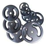 4 Anilhas Pintadas 5 Kg Kit 20 Kg Para Academia Fitness