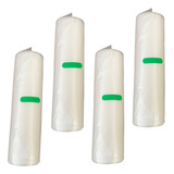 4 Bobinas Plástico Embaladora Alimentos Elétrica