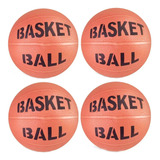 4 Bola Basquete 300g Qualidade Basketball