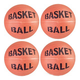 4 Bola Basquete 300g Qualidade Basketball