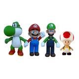 4 Bonecos Grandes Do Super Mario