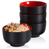 4 Bowl Cumbuca Japonesa 900ml Tigela Oriental Sushi Melamina