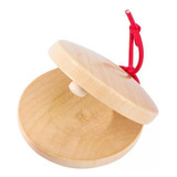 4 Brinquedo De De Bebê De Castanet De Madeira, Instrumento