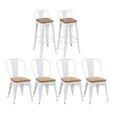 4 Cadeiras + 2 Banquetas Altas