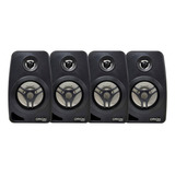 4 Caixa De Som Ambiente Tsr Orion Preta 55w 8 Ohms 4 Pol Cor Preto 110v/220v