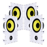 4 Caixa Embutir Jbl Ci8r Plus Arandela Som Ambient 8p Gesso
