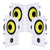 4 Caixa Embutir Jbl Ci8r Plus Arandela Som Ambient 8p Gesso