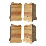 4 Caixas P Uruçu, Tubuna 20x20 Interno C/ 3,5cm De Espessura