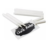 4 Caneta De Giz Liquido Branco Quadro Negro
