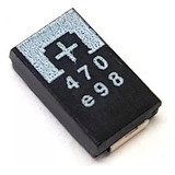 4 Capacitores Tântalo 470uf 2.5v Reparo Ps3 Fat Ou Slim