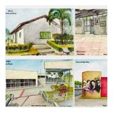 4 Cartões Postais - Pinturas - Mauá - São Paulo