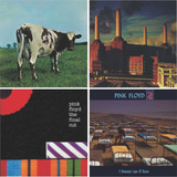 4 Cds Pink Floyd - 1970 , 1977 , 1983 , 1987 Original