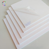 4 Chapa Placa Ps Poliestireno 1mm X 50cm X 50cm