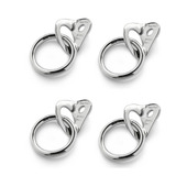4 Chapeleta Anel Brinko Aço Zincado 24kn En795b Coeur Steel