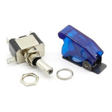 4 Chave Botão Caça Azul C/ Led + 2 Vermelho Com As Capas 