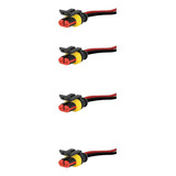 4 Chicote Com Conector Selado 2 Vias P Lanterna Led