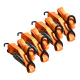 4 Cinta Catraca Amarrar Moto Reboque Bicicleta 540kg 25mm