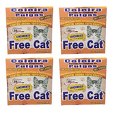 4 Coleiras Anti Pulgas Free Cat 36cm Gatos 100% Atóxico