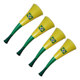 4 Corneta Vuvuzelas Buzina Brasil Copa