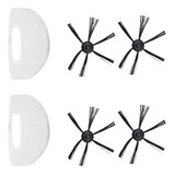 4 Escovas + 2 Filtro Aspirador De Pó Robô Ho041 Rb01 W100