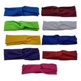 4 Faixa Para Cabelo Headband Modelo Turbante Varias Cores