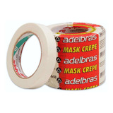 4 Fita Crepe Para Pintura Imobiliária 18x50 Adere Adelbras