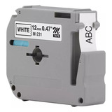 4 Fitas Compatível Etiquetador Brother Pt-70 Pt-80 Pt-90