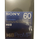 4 Fitas Hi8 Áudio Digital Sony Tascam 60 Minutos