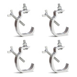 4 Garra Clamp Gancho Q15 Até Q30 De Aluminio Treliça Tripé