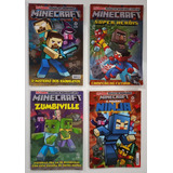 4 Gibis Minecraft Revista Em Quadrinhos Minecraft 4 Edições S/ Repetição Pró Games Minecraft