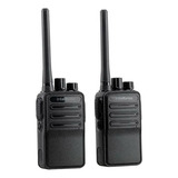 4 Ht Rádio Intelbras Uhf Rc3002 Walkie Talkie Longo Alcance Cor Preto