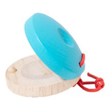 4 Instrumento De Percussão De Madeira De Castanet De 4 Pcs