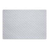 4 Jogo Americano Matelasse Branco Impermeável Pvc