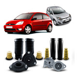 4 Kit Batente Coxim Coifa Do Amortecedor Dianteiro Traseiro Ford Fiesta Supercharger 1.0 1.6 2002 / 2014 Pronta Entrega