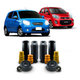 4 Kit Batente Coxim Rolamento Dianteiro Traseiro Picanto 07/