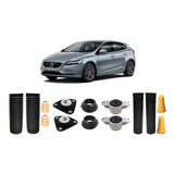 4 Kit Coxim Batente Dianteiro Traseiro Volvo V40 2013 A 2019