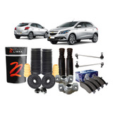 4 Kit Coxim Pastilha + Bieleta Suspensão Gm Onix 2013 A 2020