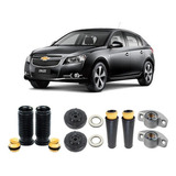 4 Kit Do Amortecedor Coxim Batente Coifa Dianteiro Traseiro Gm Cruze Hatch 2012 2013 2014 2015 2016/... Envio Imediato