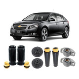 4 Kit Do Amortecedor Dianteiro Traseiro Coxim Batente Coifa Gm Cruze Hatch 2012 2013 2014 2015 2016/... Envio Imediato