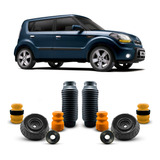 4 Kit Do Amortecedor Dianteiro Traseiro Coxim Batente Coifa Kia Soul 2009 2010 2011 2012 2013 2014/... Envio Imediato