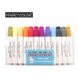 4 Kits Caneta Magic Color Soft Type 12 Unidades